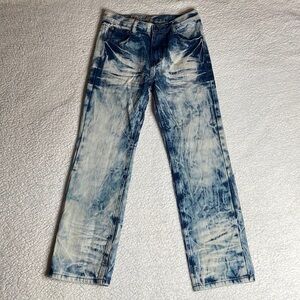 Denim & Rivets Acid Wash Denim Jeans Stretch Size 12